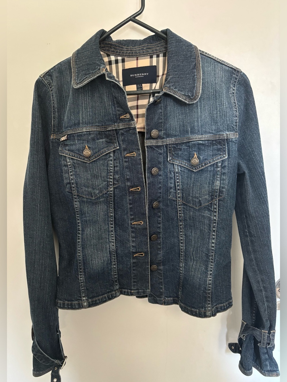 Burberry Dark Blue Denim Trucker Jacket